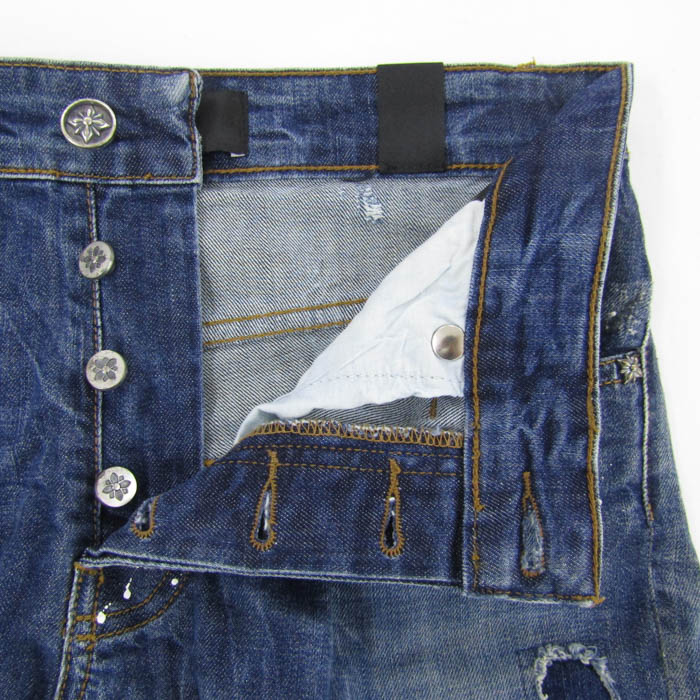 JOHN RICHMOND ジョン リッチモンド デニムパンツ ボトムス レディース Denim shorts Black