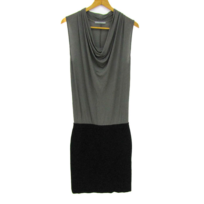 セオリーリュクス ワンピース トップス ノースリーブ バイカラー  