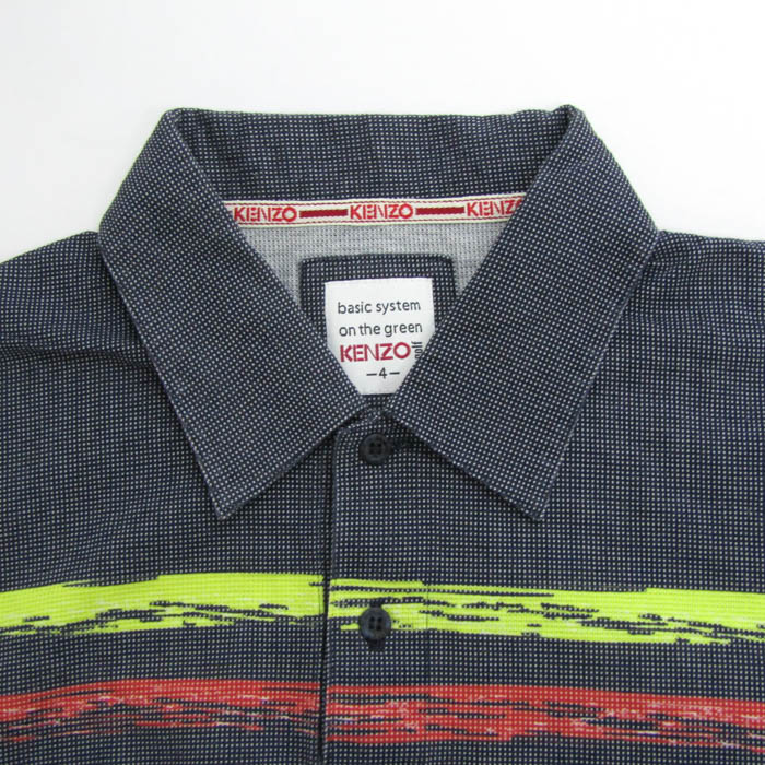 ケンゾーゴルフ ポロシャツ トップス 半袖 ゴルフウエア 大きいサイズ