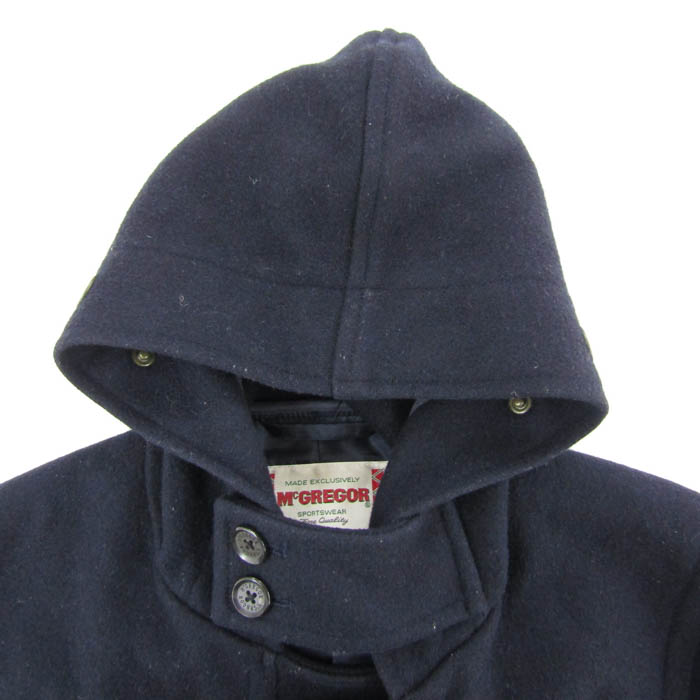 マックレガー ダッフルコート ウール混 ブランド アウター 黒