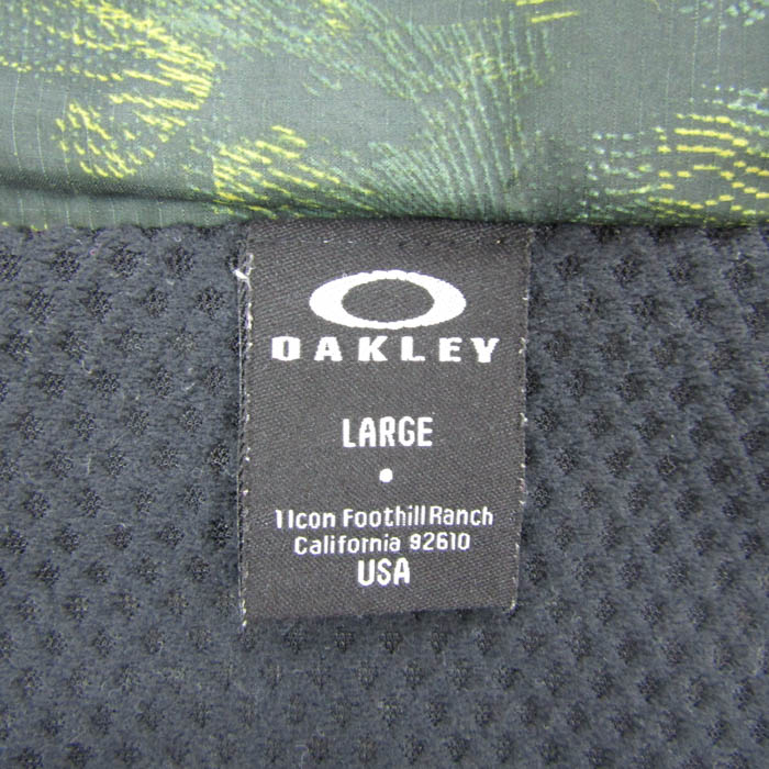 オークリー ナイロンジャケット ウィンドブレーカー アウター カモフラ