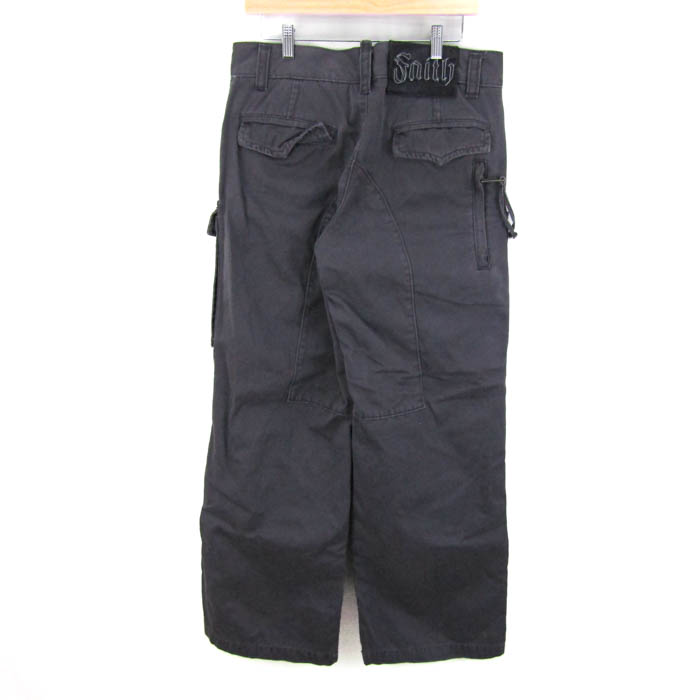 くま【美品】DSQUARED2ストレートパンツ/46/コットン/GRY ディースクエアード カーゴパンツ ボトムス コットン 大きいサイズ
