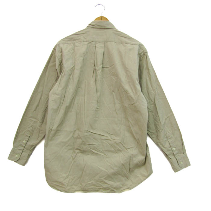 Ralph Lauren ベージュ 長袖ボタンダウンシャツ　L Ralph Lauren 90s 長袖 ベージュボタンダウンシャツ L - メルカリ