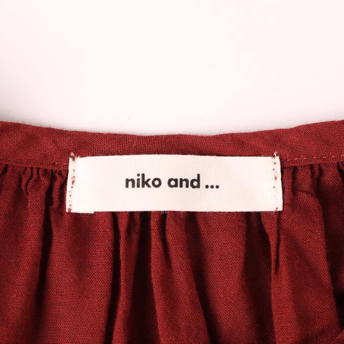 niko and...ニコアンド　シャツワンピース　ブラウン - 3