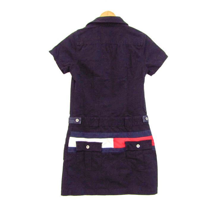 トミーガール シャツワンピース トップス 半袖 ミニワンピ レディース