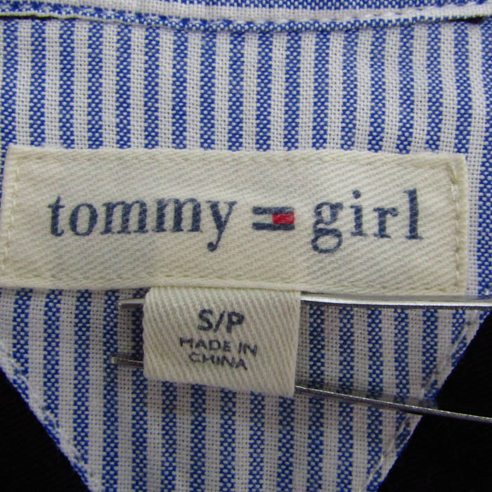 トミーガール シャツワンピース トップス 半袖 ミニワンピ