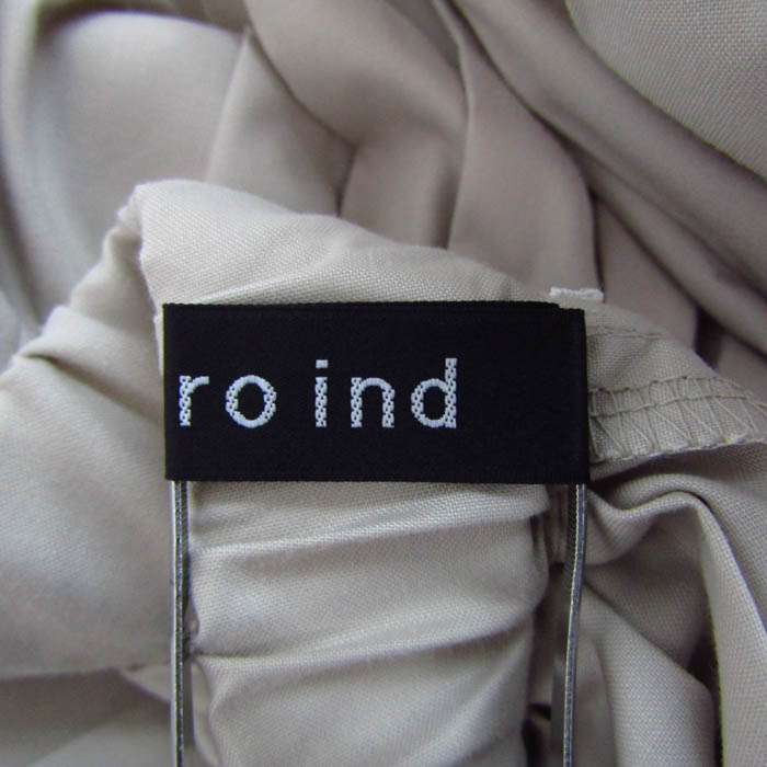 ミズイロインド ワイドパンツ ボトムス プリーツ ガウチョ 日本製  