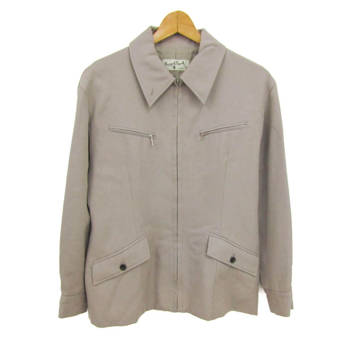 【美品/22年製】マーガレットハウエル ニット Lサイズ 日本製 ベージュ 美品/22年製】マーガレットハウエル ニット Lサイズ 日本製