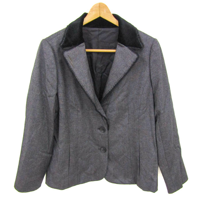 Leilian テーラードジャケット 13＋ LEILIAN レリアン 現行タグ テーラードジャケット 大きいサイズ