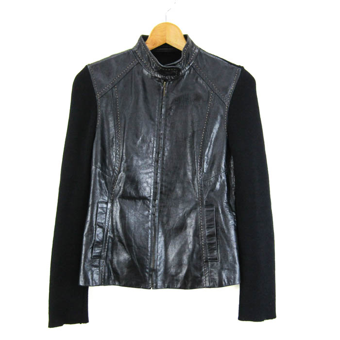 ブラーミン ブルゾン ジャケット 山羊革/ウール ブランド