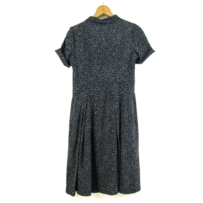 バーバリーロンドンワンピース チェック 半袖 ブラック黒サイズ38  