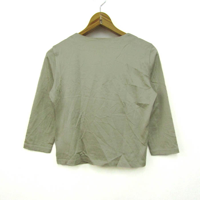 アクアスキュータム カットソー シャツ トップス 七分袖 スクエア  