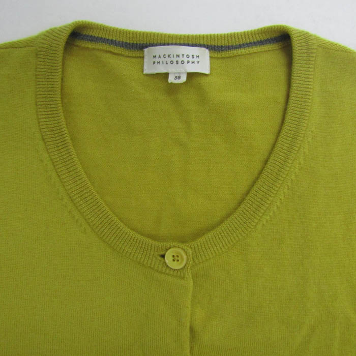 マッキントッシュフィロソフィー カーディガン トップス 長袖 クルー