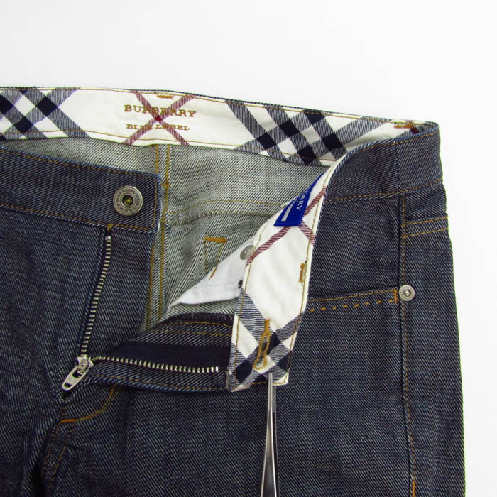 【BURBERRY LONDON】ノバチェック＊デニムジャケット＊ジージャン＊L 新品同様］ BURBERRY バーバリー デニムジャケット ノバチェック