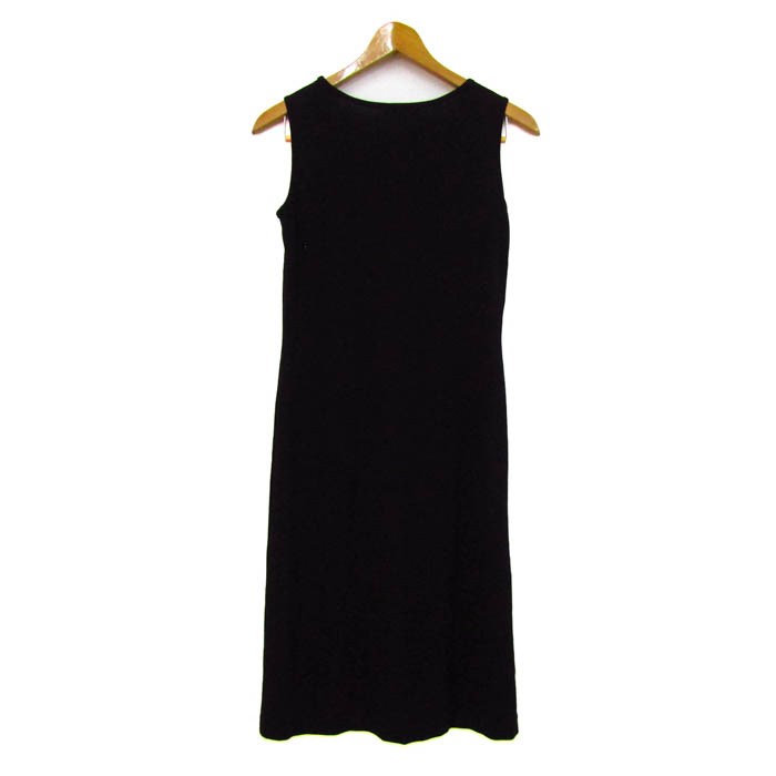 あい【美品】ICBノースリーブロングワンピース アイシービー ロングワンピース トップス ノースリーブ Vネック