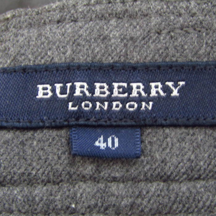 バーバリー パンツ ウール混 ストレッチ ブランド ボトムス 日本製  