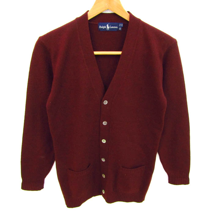 ラルフローレン カーディガン 長袖 Vネック ウール トップス