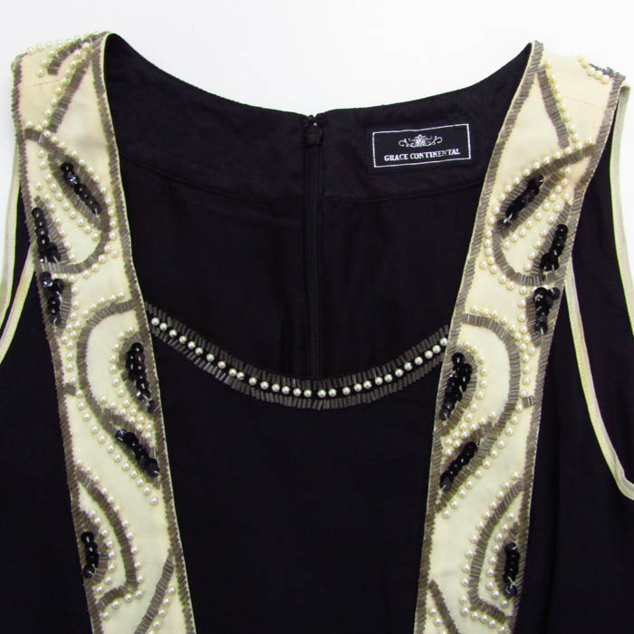 グレースコンチネンタル ノースリーブワンピース トップス レディース  