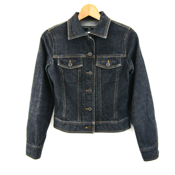 ダントン新品✨️ノーカラーデニムジャケット36インディゴG