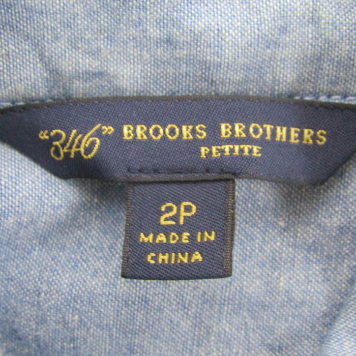 ブルックスブラザーズ シャツワンピース 長袖 トップス レディース 2P  