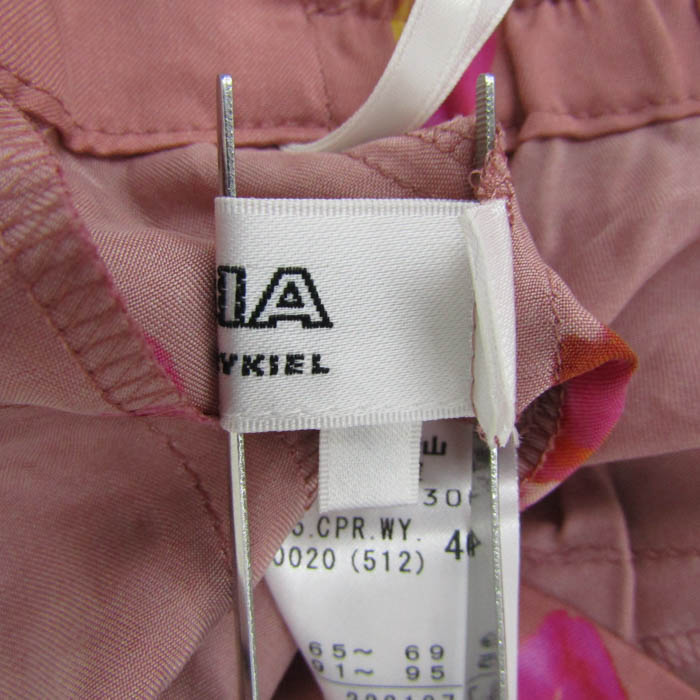 ソニアバイソニアリキエル テーパードパンツ ボトムス 花柄 未使用品  