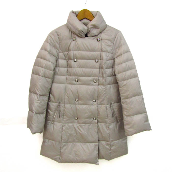 EPoca ホワイトダウンロングコート ITL 高品質 40 美品✨EPOCA ロング