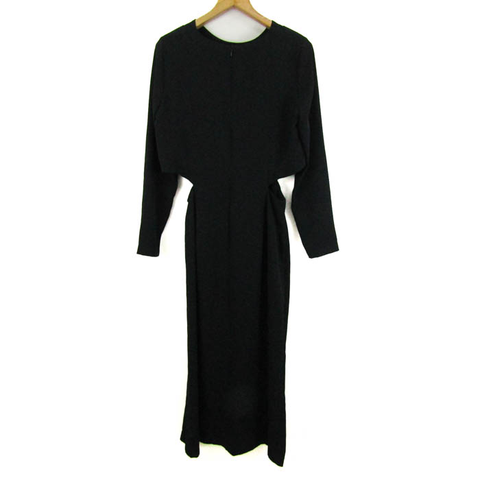 ザラ ワンピース ロングワンピ 長袖 トップス 黒 レディース USA M