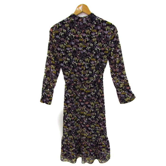 390 23区 花柄 リバティ シャツワンピース 七分袖 小さいサイズ 390 23区 花柄 リバティ シャツワンピース 七分袖 小さいサイズ