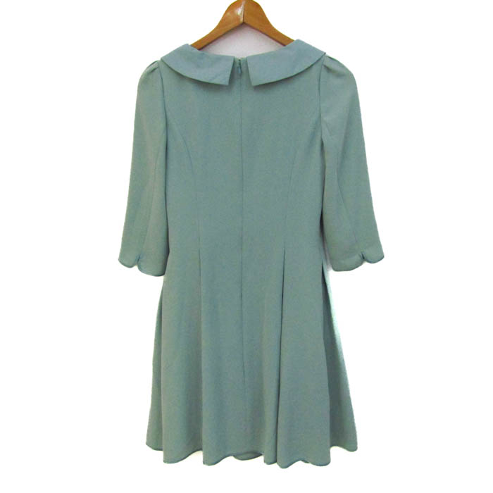 タグ付 COTOO コトゥー 花柄ひざ丈ワンピース ドレス フラワー フレア