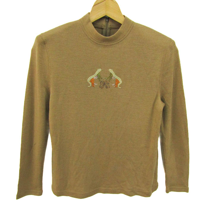 伊太利屋 長袖Tシャツ トップス ニット ウール レディース 9サイズ 