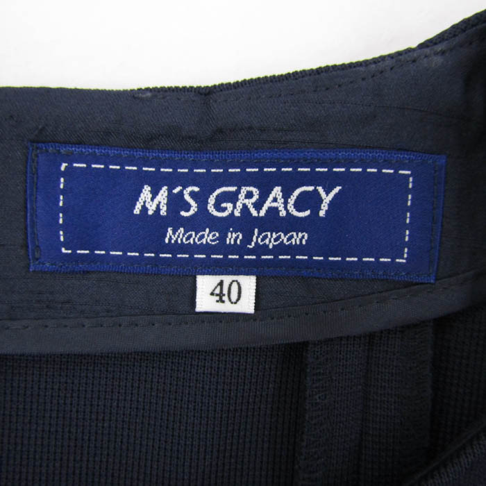 エムズグレイシー ワンピース 長袖 ブランド トップス 日本製  