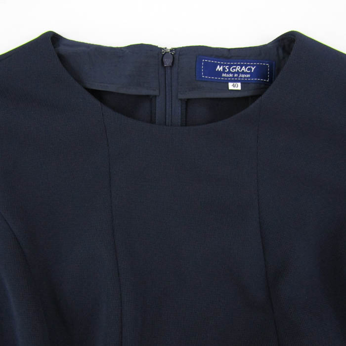 エムズグレイシー ワンピース 長袖 ブランド トップス 日本製  