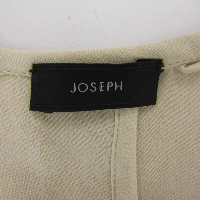 ジョセフ JOSEPH チュニック サイズ38 L ベージュ レディース シルク/ドルマンスリーブ ワンピース JOSEPH オレンジ Vネック チュニック 38　シルク混　ブラウス　シャツ　ジョセフ カットソー トップス　上品　光沢