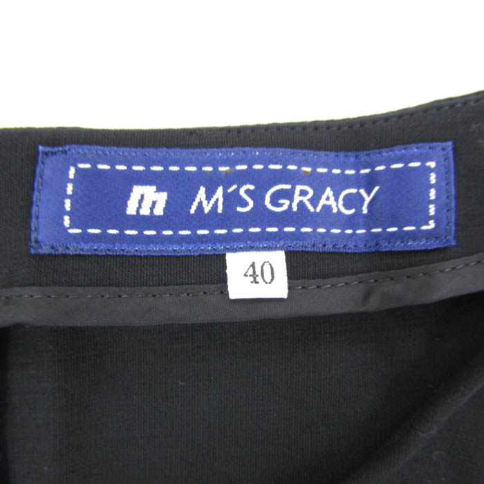 エムズグレイシー ワンピース 半袖 コットン100% ブランド トップス  