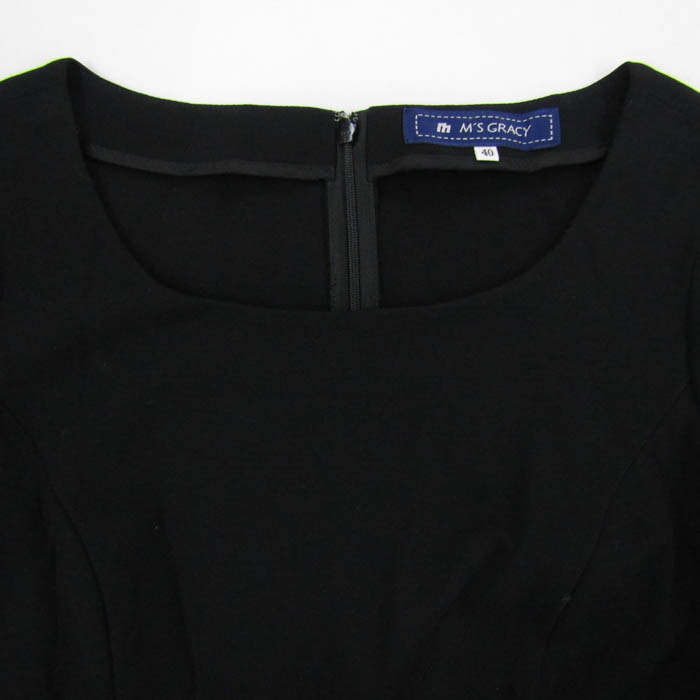 エムズグレイシー ワンピース 半袖 コットン100% ブランド トップス  