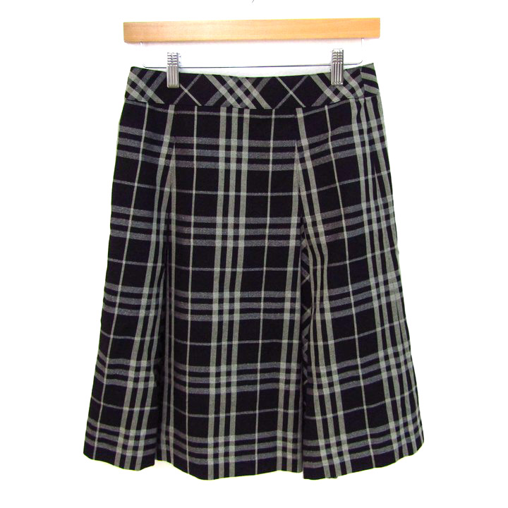 BURBERRY チェック柄ボックススカート 40 バーバリー チェックスカート BURBERRY チェック柄ボックス