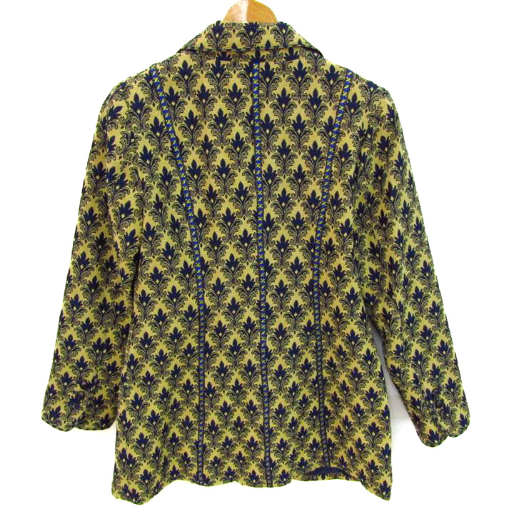 値下げ「希少」beams+ バティックジャケット　KOMATSU 総柄　古着 n6411-2.jpg