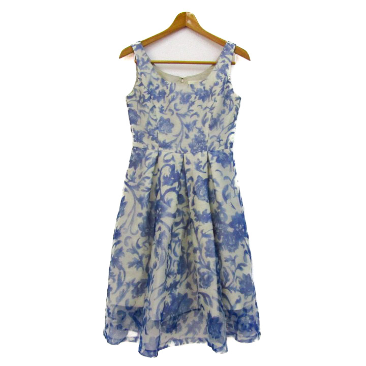 ダイアグラム ワンピース ノースリーブ ブランド トップス 日本製 白  