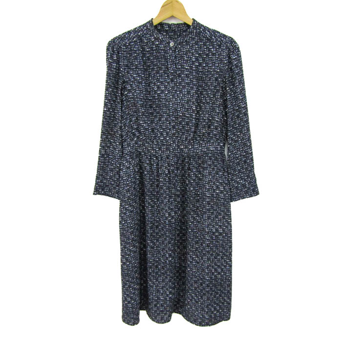 プリングル1815 ニットワンピース トップス 半袖 格子柄 未使用品  