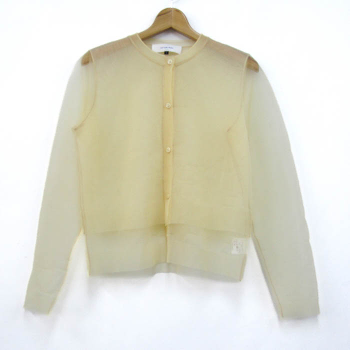 ルシェルブルー カーディガン 長袖 シアー ブランド トップス