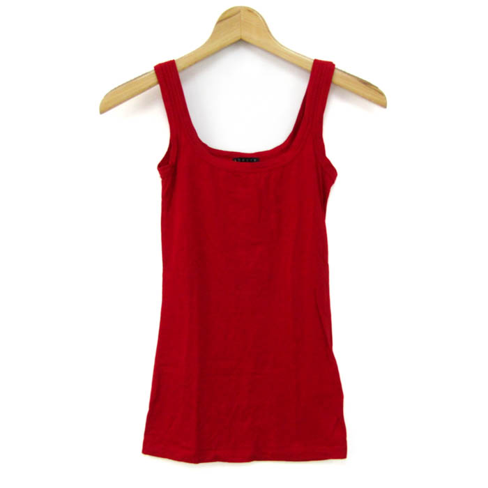 レッドリーチュエ　ノースリーブ　Mサイズ セオリー タンクトップ ノースリーブ シャツ トップス コットン