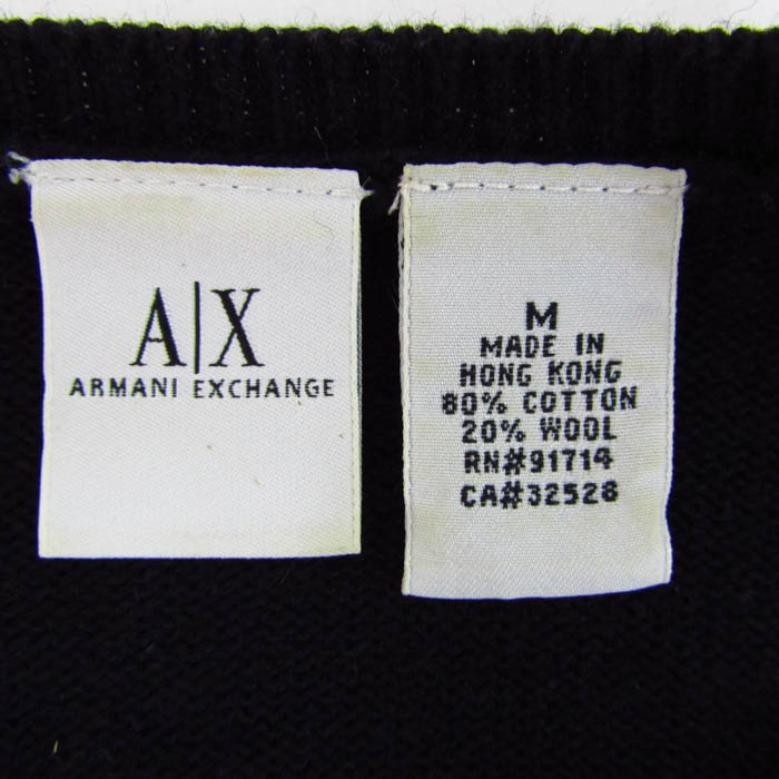 アルマーニエクスチェンジ セーター トップス 長袖 クルーネック