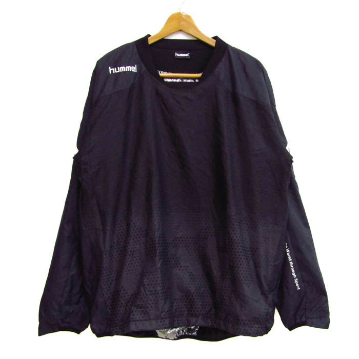 ガンバ大阪　hummel ピステ・ウィンドブレーカー XO ブラック ガンバ大阪 hummel ピステ・ウィンドブレーカー ブラック サイズO
