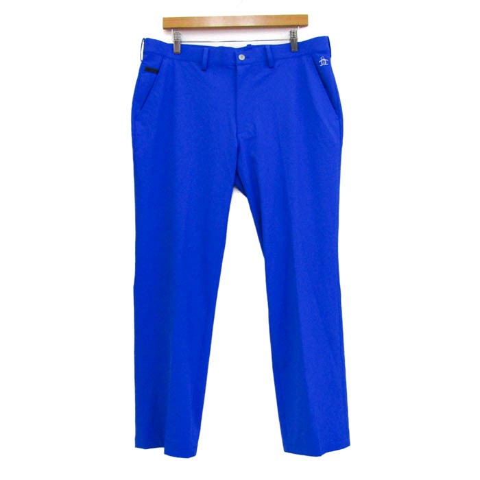 【マンシングウェア】人気ロゴマーク×ロゴネーム総柄 ストレッチゴルフパンツ 92 マンシングウェア】人気ロゴマーク×ロゴネーム総柄 ストレッチ