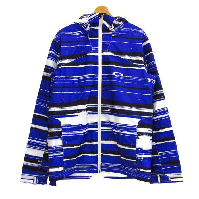 オークリー ジップアップ パーカー◇ブルー系 Mサイズ OAKLEY