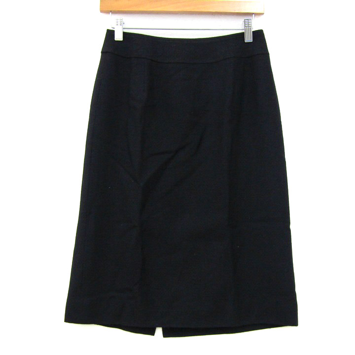 BURBERRY LONDON◇スカート/42/ウール/BLK/FX387-949-0942