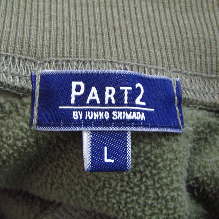 PART2 by JUNKO SHIMADAオフ白ワンピース大きいサイズL☆今季新品