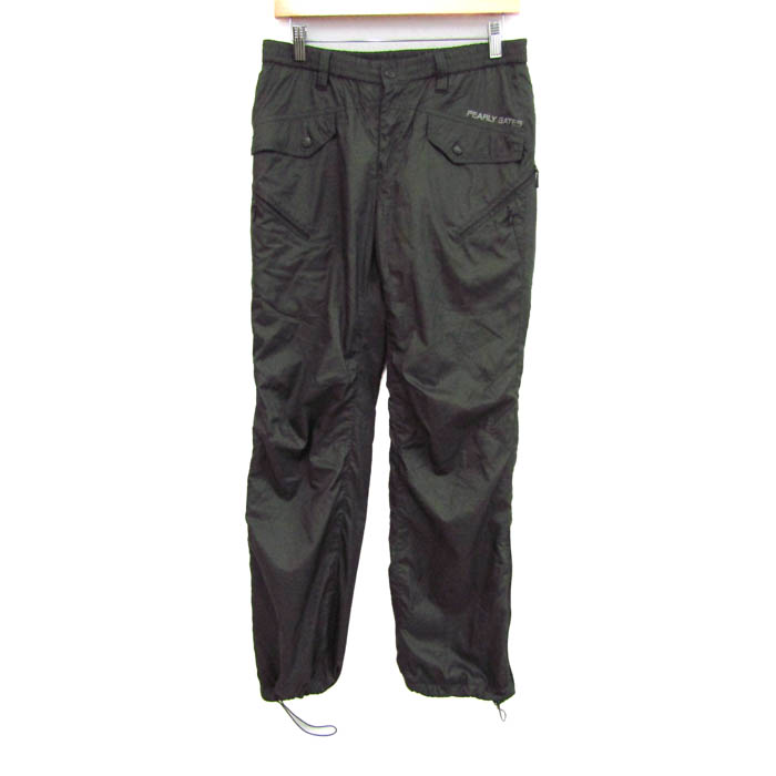 パーリーゲイツ　PEARLYGATES　カーゴパンツ　アイボリー　ゴルフ　S PEARLY GATES カーゴパンツ カーキ ゴルフウエア サイドジップ