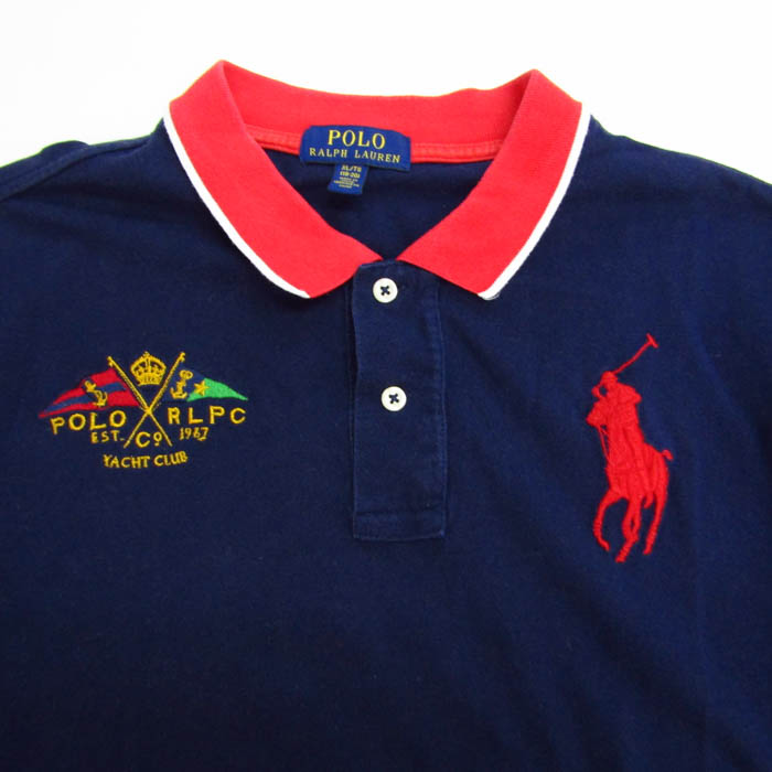 ポロラルフローレン ビッグポニー 半袖 ポロシャツ XL（18-20） ピンク POLO RALPH LAUREN 鹿の子地 キッズ ポロ ラルフローレン POLO RALPH LAUREN ポロシャツ 半袖 ビッグポニー