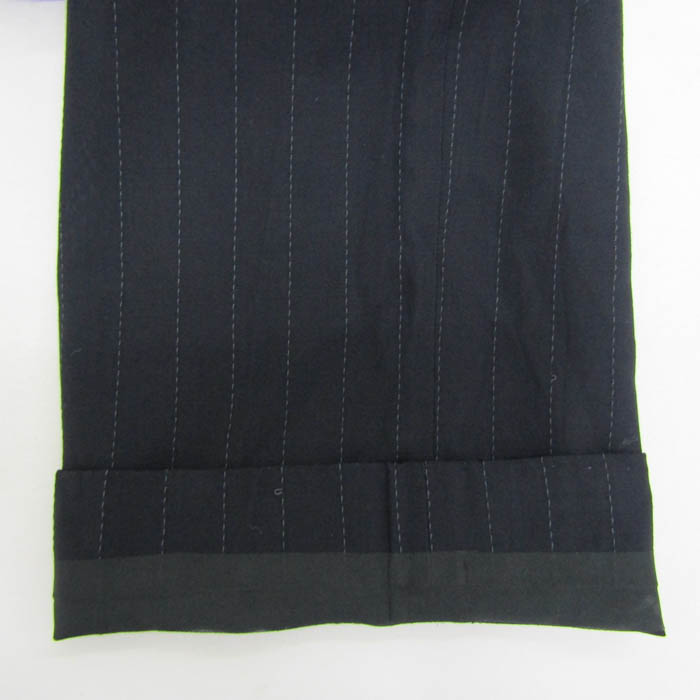 マックスマーラ ワイドパンツ ボトムス ストライプ柄 大きいサイズ